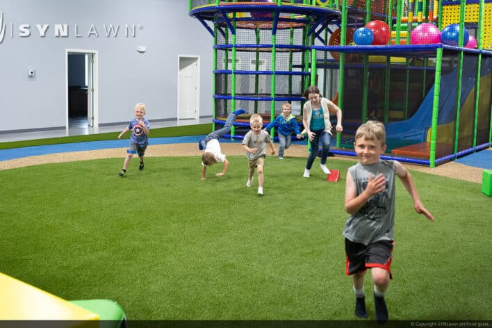 SYNLawn Utah play run wild indoor playground grass